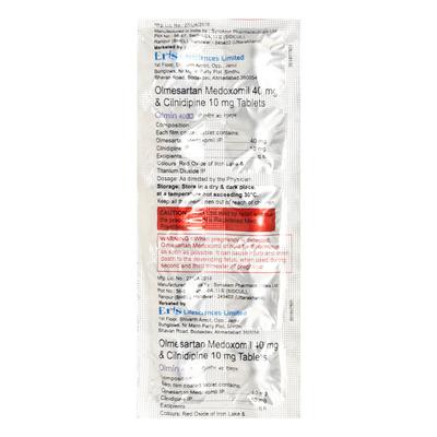 Olmin LN 40mg Tablet 10'S - Hypertension-Ang
