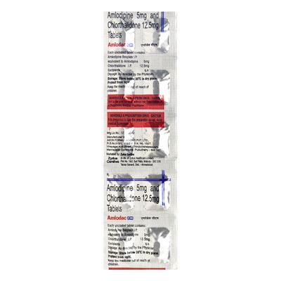 Amlodac CH Tablet 10'S - Hypertension-Cal