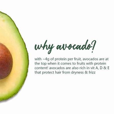 Plum Avocado Nourish-Up Hair Mask 250 gm - Hair Masks & Packs