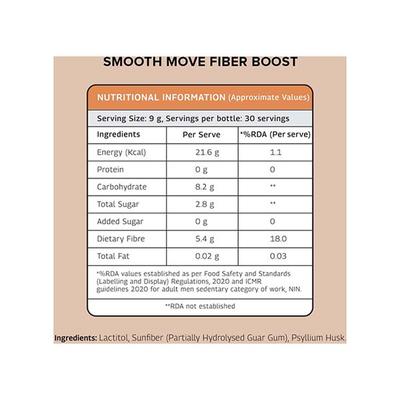 The Good Bug Smooth Move Fiber Boost - 30 servings 1's - Digestive Health