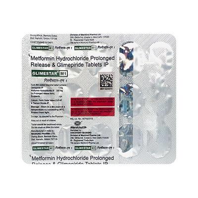 GLIMESTAR M1 Tablet 15's - Diabetes-Ant