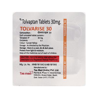 TOLVARISE 30 Tablet 4's - Hyponatremia