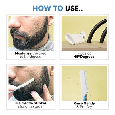 LetsShave Beard Pro Styler - Men (Pack of 3) - Razors & Cartridges