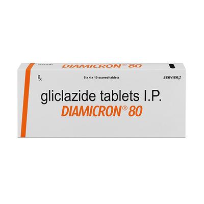 Diamicron 80mg Tablet 10'S - Diabetes-Ant