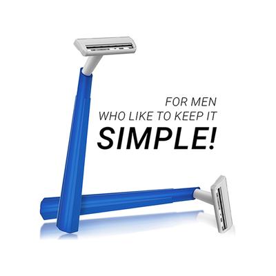 Zlade Eazyglide II Twin-Blade Razor for Men 18's - Razors & Cartridges