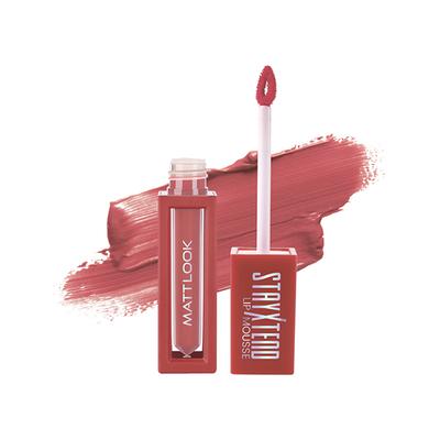 Matt Look Stayxtend Lip Mousse Enriched With Vitamin E & Non Sticky, Peach Babe-20 4 ml - Liquid Lipsticks