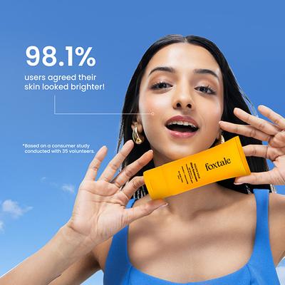 Foxtale Essentials Brightening Spf 50 Sunscreen with Vitamin C and Niacinamide 50 ml - Face Sunscreen