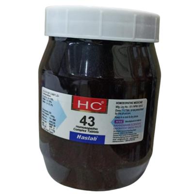 Haslab HC 43 (Homeopathic Complex) Tablet 450 g - Bio-Combination
