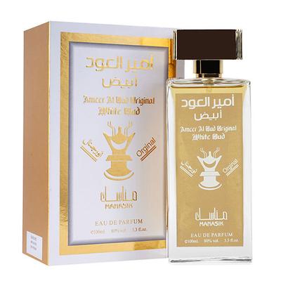 MANASIK Ameer Al Oud Orginal White Oud Eau De Parfume for Men & Women 100 ml - Perfumes (Edt/Edp)