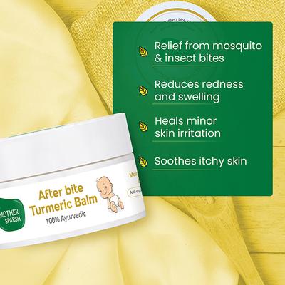 Mother Sparsh After Bite Healing Balm - Turmeric 25 gm - Baby Skin Care