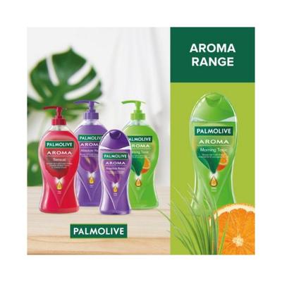 Palmolive Aroma Morning Tonic Body Wash Showergel Single Bottle with A Free Loofah 250 ml - Shower Gels & Body Wash