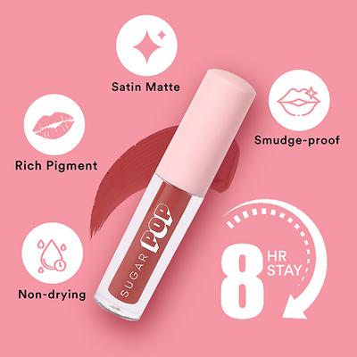 SUGAR POP Matte Lipcolour - 12 Rust 1.6 ml - Liquid Lipsticks