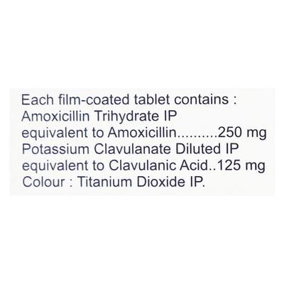 Clavam 375mg Tablet 10'S - Bacterial Infections-Pen