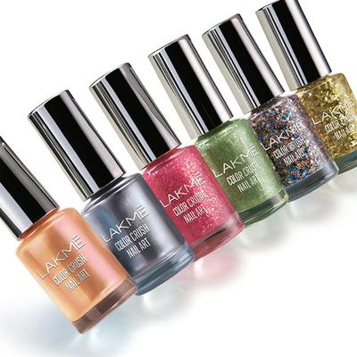 Lakme Color Crush Nailart M8 Coral 6 Ml - Nail Polish