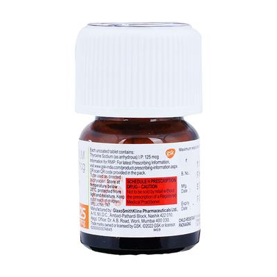 Eltroxin 125Mcg Tablet 60'S - Hypothyroidism