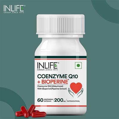 INLIFE Coenzyme Q10 + Bioperine Veg Capsule 60's - Co-Q