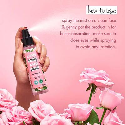 Love Beauty And Planet Rose Face Mist Hydration Booster 100 ml - Face Mists