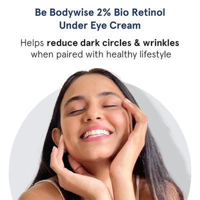 Be Bodywise 2% Bio Retinol Under Eye Cream 15 gm - Under Eye Creams & Serums