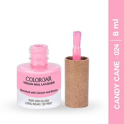 Colorbar Vegan Nail Lacquer - Candy Cane 8 ml - Nail Polish
