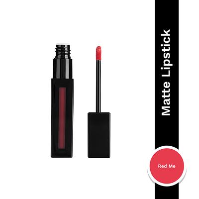 PAC Matte Addict Non Drying Intensely Pigmented Comfortable Matte 12H Wear - Red Me (5.5 ml) - Liquid Lipsticks