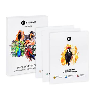 SUGAR Cosmetics Total Mask-erade (Pack of 3) 25 gm - Masks & Peels