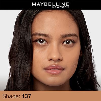 Maybelline New York Fit Me Matte + Poreless Liquid Foundation 16h Oil Control SPF 22 - 137 Golden Tan 30 ml - Foundation