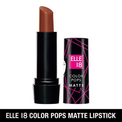 Elle 18 Color Pop Matte Lip Color, B6, Toasted Mocha 4.3 gm - Lipsticks