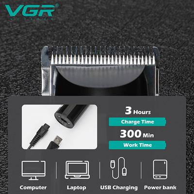 VGR V-687 Trimmer 300 min Runtime 4 Length Settings (Black) 1's - Trimmers