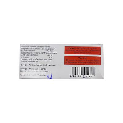 SITAMAX D 5/100mg Tablet 10's - Diabetes-Ant