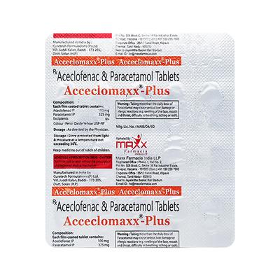 ACCECLOMAXX PLUS Tablet 15's - Pain relief-Nsa