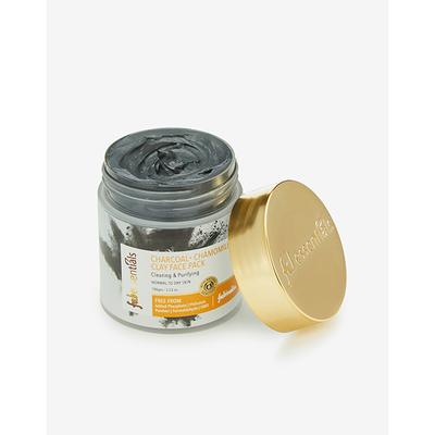 Fabessentials Charcoal Chamomile Clay Face Pack 100 gm - Face Packs