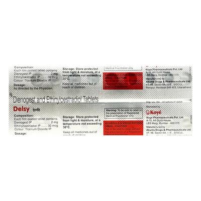 DELSY Tablet 21's - Contraception-Ora