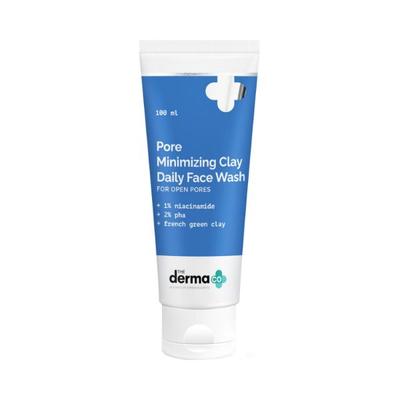 The Derma Co. Pore Minimizing Clay Daily Face Wash for Open Pores 100ml - Face Washes