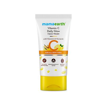 Mamaearth Vitamin C Face Wash with Vitamin C and Turmeric for Skin Illumination 150 ml - Scrubs & Exfoliants