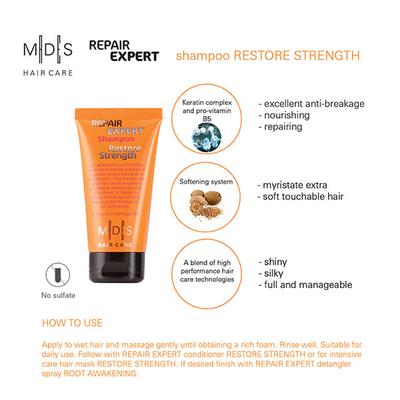 MADES Hair Care Repair Expert Shampoo Restore Strength 75 ml - Shampoos