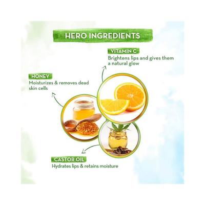 Mamaearth Vitamin C Tinted 100% Natural Lip Balm for Lip Lightening With Vitamin C & Honey For 12 Hour Moisturization 2 gm - Lip Balms