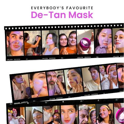 Foxtale The Stunner Skin Radiance Mask Cleans Pores & Reduces Blackheads Improve Skin Clarity & Tone 75gm - Masks & Peels