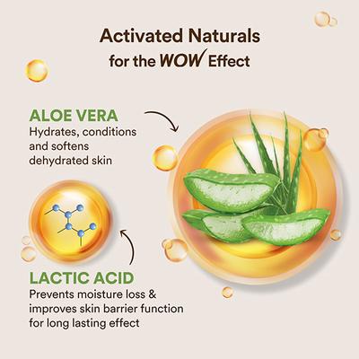 Wow Life Science Aloe Vera Body Lotion - Ultra Light Hydration 400 ml - Lotions & Creams