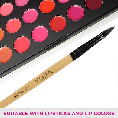 Vega Lip Filler, Wooden Color 2's - Lip Brush