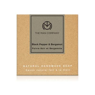 The Man Company Soap Bar - Black Pepper & Bergamot 125 gm - Soaps