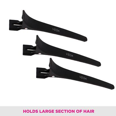 Vega Hair Clip, Black 2's - Hair Clips/Bands