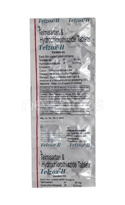 Telzox H Tablet 10'S - Hypertension-Ang