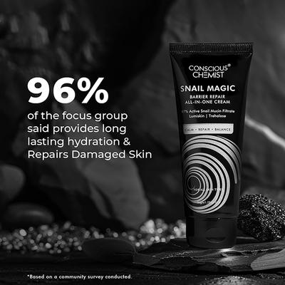 Conscious Chemist Snail Magic Skin Barrier Repair All In One Cream 50 gm - Face Moisturizers