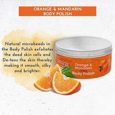 Bryan & Candy Orange Polish 200 gm - Scrubs & Exfoliants