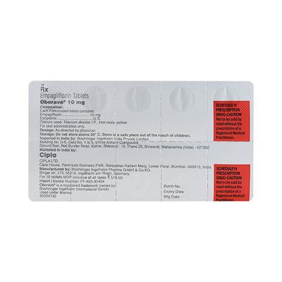 OBORAVO 10 Tablet 10's - Diabetes-Ant