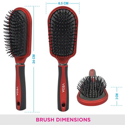 Vega Cushion Brush (E3 - CB) 145 gm - Hair Brushes