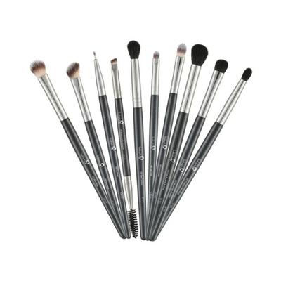 London Pride Cosmetics Hd Eye Essential Brush Set Black 10's - Face Brush