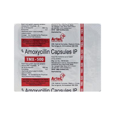 TMX 500 Capsule 10's - Bacterial Infections-Pen