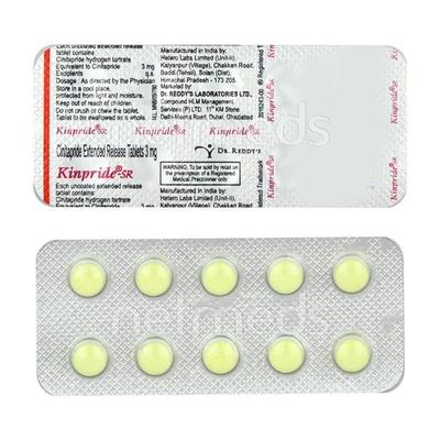 Kinpride SR 3mg Tablet 10'S - Gastro Intestinal Motility Disorders-GIT
