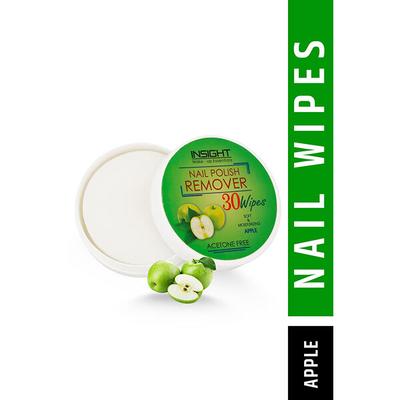 INSIGHT COSMETICS NAIL POLISH REMOVER WIPES - APPLE (30 WIPES) 15 ml - Nail Polish Remover